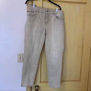 Chico’s Jeans Chico’s Platinum Denim Ultimate Fit Ankle Tan Jean Size 1